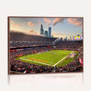 Chicago Bears Soldiers Field Wall Art Canvas Print – Framed