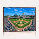 Wrigley Field Baseball Stadium Canvas Wall Art – Packed