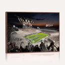 Penn State Stadium Wall Art – White Out Football Game Canvas