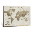 Push Pin World Map Canvas Print – Travel Tracker Wall Art by MyGreatCanvas | Canvas Wall Art Prints | Photo Prints & Wall Decor
