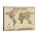 Custom Push Pin World Map Print – Personalized Canvas Wall by MyGreatCanvas | Canvas Wall Art Prints | Photo Prints & Wall Decor