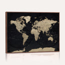 World Map Wall Art Print – Detailed Map of the World Wall