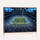 Detroit Lions Stadium Wall Art Canvas Print, Football Field