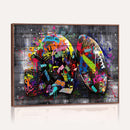 Graffiti American Football Helmet Street Art Wall Art Canvas