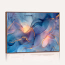 Colorful Abstract Canvas Wall Art Print, Vibrant Popup Color Art Print