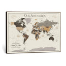 World Map Wall Art Print by MyGreatCanvas | Canvas Wall Art Prints | Photo Prints & Wall Decor
