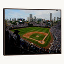 Chicago Cubs Baseball Team Print - Wrigley Field Stadium