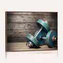 Dambell and Sport Wall Art Canvas Print