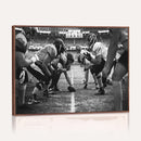 American Football Wall Art Canvas Print Framed Stadium Sport