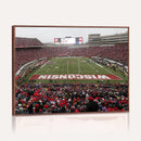 Wisconsin Badgers Team Print Canvas - Madison Camp Randall