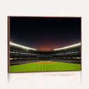 Yankee Stadium Night Game Triple Canvas, Yankee Stadium