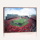 Cincinnati Bearcats Football Team Print - Nippert Stadium Wall Art Canvas Print