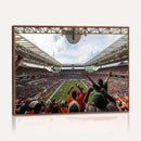 Miami Hurricanes Football Team Wall Art Print - Miami Hard