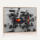RedBull Formula 1 Canvas Wall Art Print