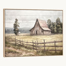 Rustic Farmhouse Barn Wall Art | 3-Panel Framed Gallery Wrap