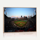 PNC Park Evening Game Triple Canvas Wall Art - Pittsburgh