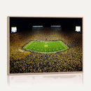 Stadium in Michigan Wall Art Canvas Print, Framed American