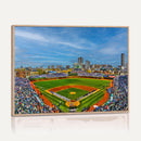 Wrigley Field Chicago Cubs Panoramic Canvas Print –