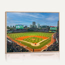 Wrigley Field Chicago Cubs Panoramic Canvas Print –