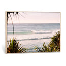 Ocean Surfer Wall Art Canvas Print – Framed Coastal Surf Art by MyGreatCanvas | Canvas Wall Art Prints | Photo Prints & Wall Decor