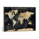 Personalized World Map Wall Art – Custom Framed Push Pin