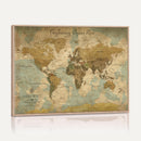 Personalized Custom World Map Wall Art Print – Add Your