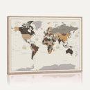 World Map Wall Art Print