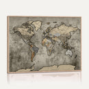 World Map Canvas Print – Detailed Map of the World Wall Art