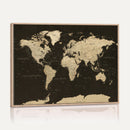 World Map Canvas Print – Framed World Map Wall Art for