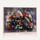 Graffiti American Football Helmet Street Art Wall Art Canvas