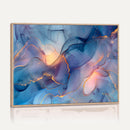 Colorful Abstract Canvas Wall Art Print, Vibrant Popup Color Art Print
