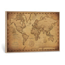 Personalized Push Pin World Map, Vintage Travel Map Canvas, Custom Names Anniversary Gift, Places Visited Pin Board, Couples Adventure Art
