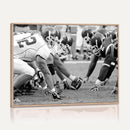 American Football Player Wall Art Canvas Print