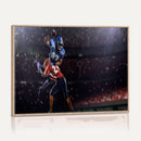 American Football Wall Art Canvas Print, Stadium Sport Wall