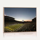 Oregon Ducks Football Team Print - Eugene Autzen Stadium