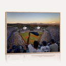 Dodger Stadium Sunset Game Triple Canvas Wall Art - Los