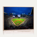 Truist Park Night Game Canvas Art - Atlanta Braves Stadium
