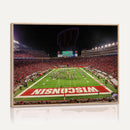 Wisconsin Badgers Football Team Print Canvas- Madison Camp