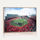 Cincinnati Bearcats Football Team Print - Nippert Stadium Wall Art Canvas Print