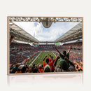 Miami Hurricanes Football Team Wall Art Print - Miami Hard