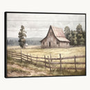 Rustic Farmhouse Barn Wall Art | 3-Panel Framed Gallery Wrap