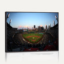 PNC Park Evening Game Triple Canvas Wall Art - Pittsburgh