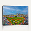 Wrigley Field Chicago Cubs Panoramic Canvas Print –
