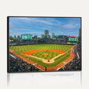 Wrigley Field Chicago Cubs Panoramic Canvas Print –