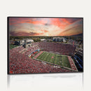 Indiana Memorial Stadium Wall Art Canvas Print, Framed
