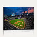 Target Field Wall Art Canvas Print – Baseball Stadium Scene,