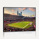 Chicago Bears Soldiers Field Wall Art Canvas Print – Framed