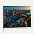 Chicago Bears Soldiers Field Wall Art Canvas Print – Framed