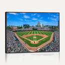 Wrigley Field Baseball Stadium Canvas Wall Art – Packed