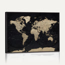 World Map Wall Art Print – Detailed Map of the World Wall